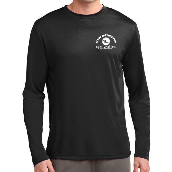 Flow Instructor - Unisex Poly Long Sleeve T-Shirt Thumbnail